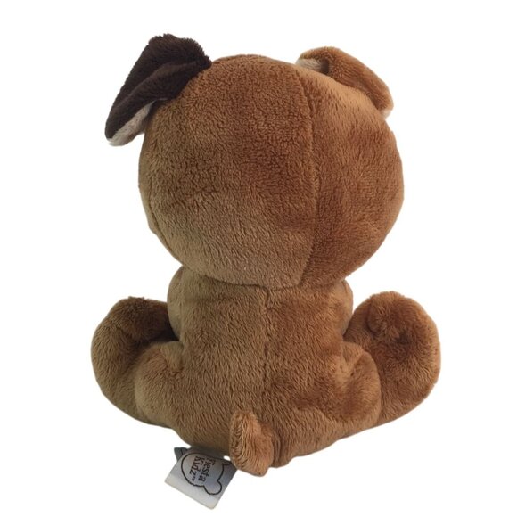 Fiesta Kidz Brown Dog Plush 7" Puppy Stuffed Animal Toy 2008 Eye Patch - Picture 4 of 8